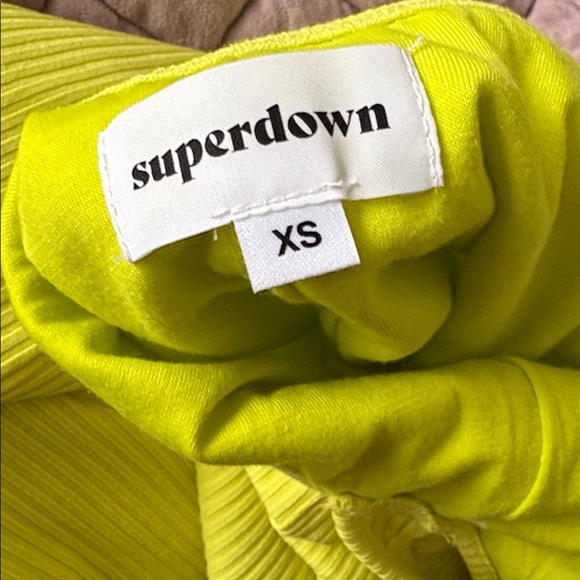 superdown Neon Yellow Mini Dress - Picture 4 of 5